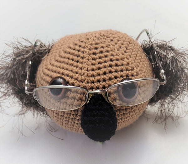 Eyeglass Holder Stand Koala Crochet Pattern, Koala Amigurumi Pattern