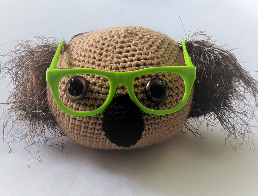 Eyeglass Holder Stand Koala Crochet Pattern, Koala Amigurumi Pattern – My  Fingers Fly