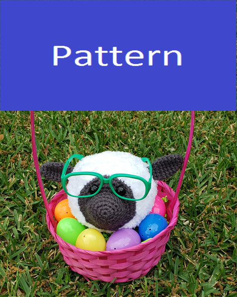Lamb Eyeglass Holder Crochet Pattern