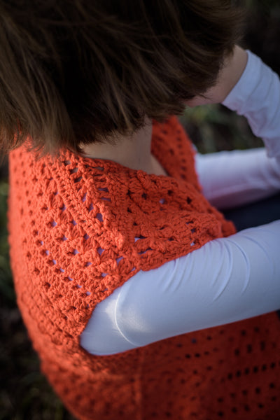 Layla Vest Crochet Pattern, Girls' Sizes 10, 12, 14