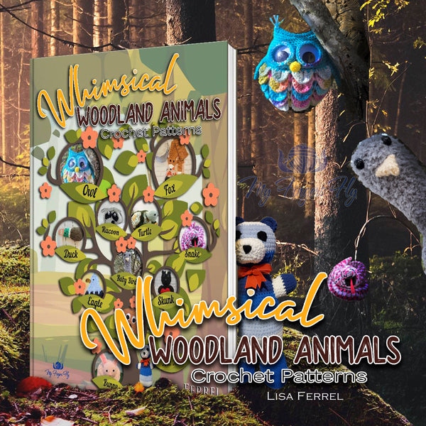 Crochet Pattern Ebook, Whimsical Woodland Animals - 16 Crochet Patterns