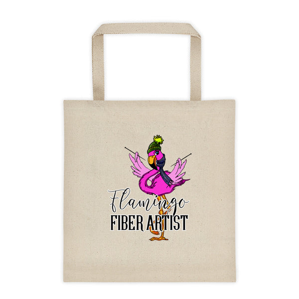 Flamingo Fiber Artist Tote bag
