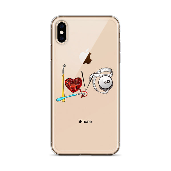 Love Crochet iPhone Case