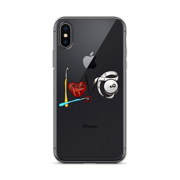 Love Crochet iPhone Case
