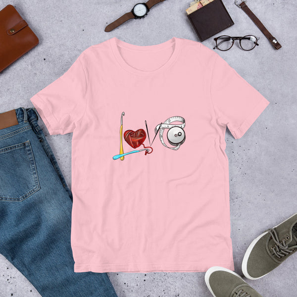 Love Crochet Short-Sleeve Ladies' T-Shirt