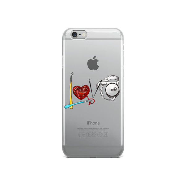 Love Crochet iPhone Case