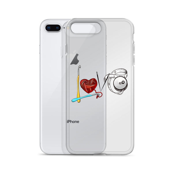 Love Crochet iPhone Case