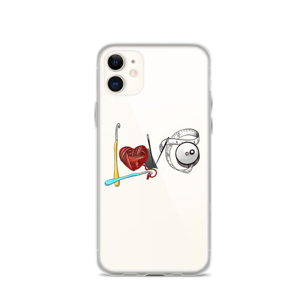 Love Crochet iPhone Case