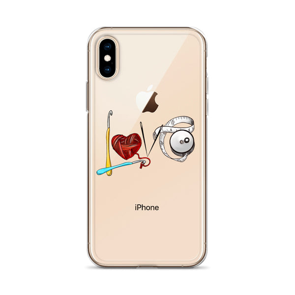 Love Crochet iPhone Case