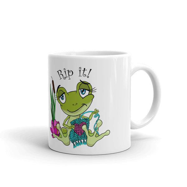 Rip It! Frog Coffee Mug