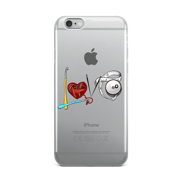Love Crochet iPhone Case