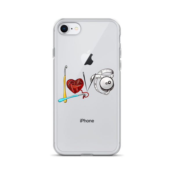 Love Crochet iPhone Case