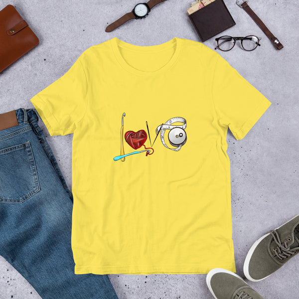 Love Crochet Short-Sleeve Ladies' T-Shirt
