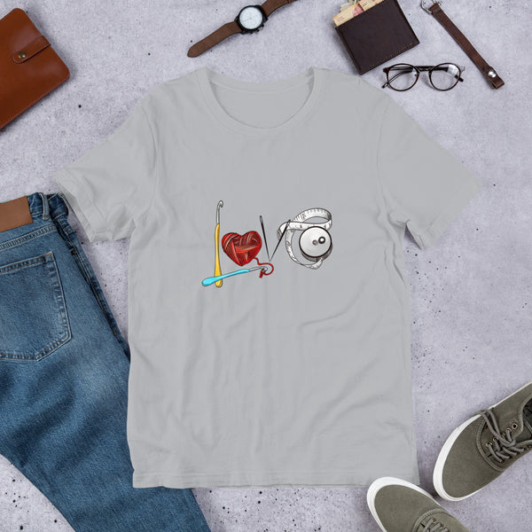 Love Crochet Short-Sleeve Ladies' T-Shirt