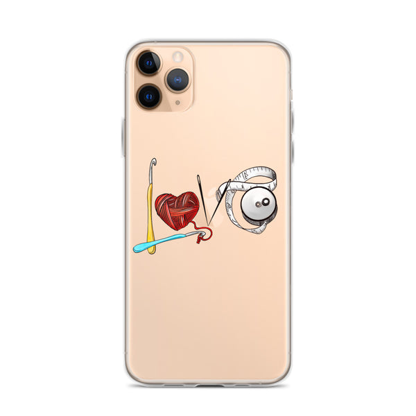 Love Crochet iPhone Case