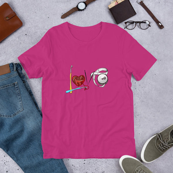 Love Crochet Short-Sleeve Ladies' T-Shirt