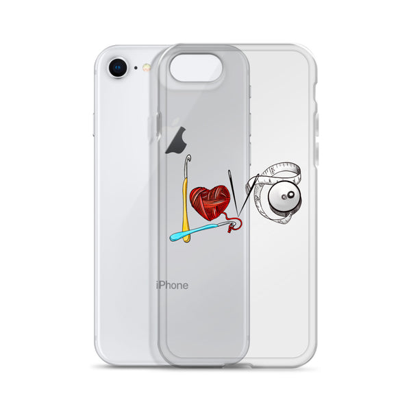 Love Crochet iPhone Case