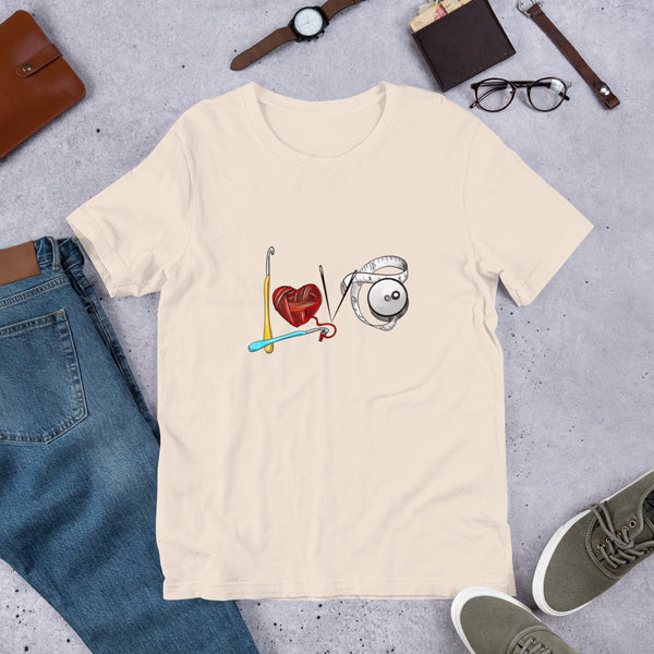 Love Crochet Short-Sleeve Ladies' T-Shirt