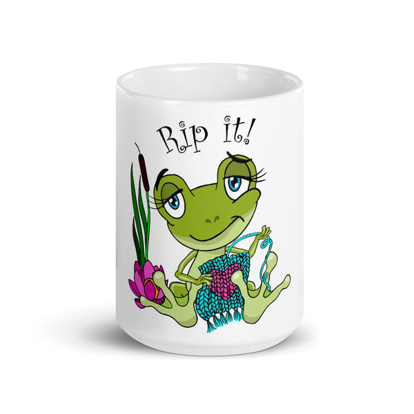 Rip It! Frog Coffee Mug