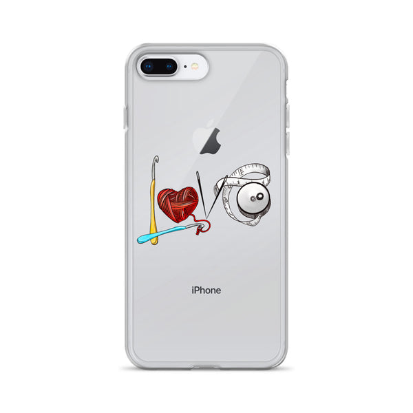 Love Crochet iPhone Case