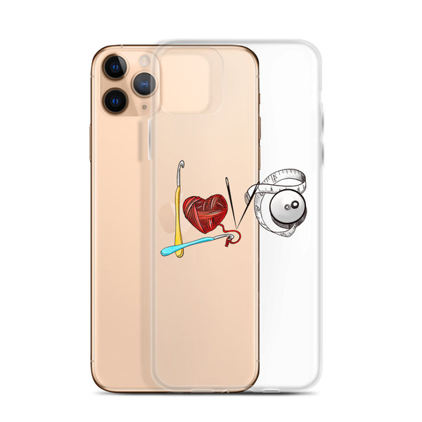 Love Crochet iPhone Case