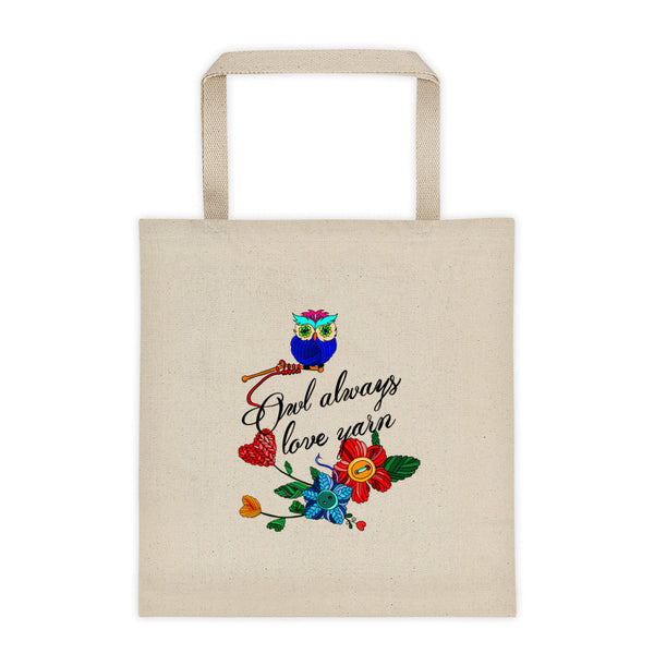 "Owl Always Love Yarn" Tote bag