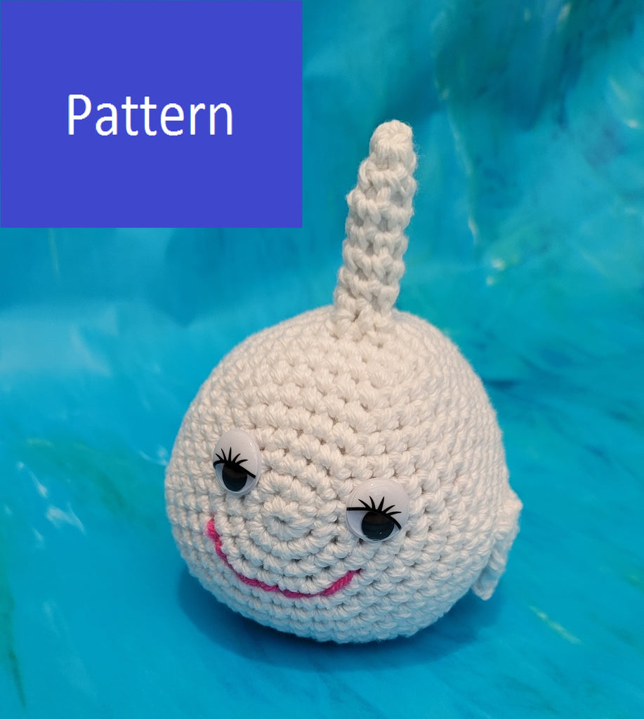 Baby Narwhal Amigurumi Crochet Pattern