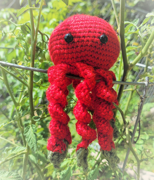 Crochet Pattern Octopus Plus Tomato Equals Octomato Amigurumi