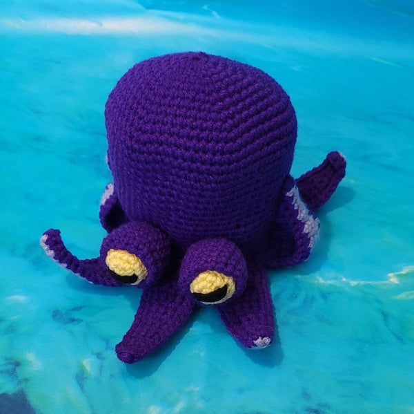 Crochet Eyeglass Holder Pattern Octopus, Amigurumi Octopus Crochet Pattern