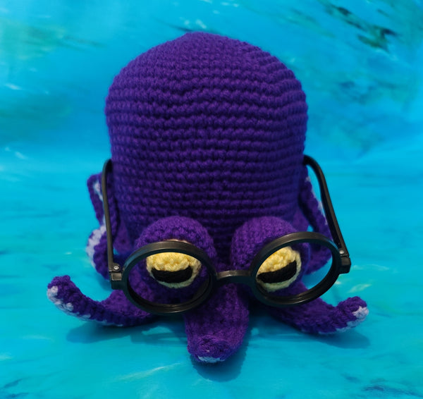 Crochet Eyeglass Holder Pattern Octopus, Amigurumi Octopus Crochet Pattern