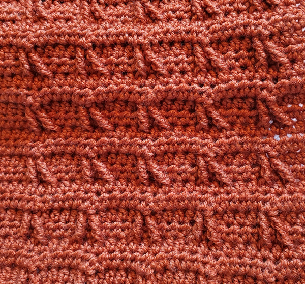 West Texas Scarf Crochet Pattern - Oil Well Scarf Crochet Pattern - Instructions for Woman's or Man's Scarf