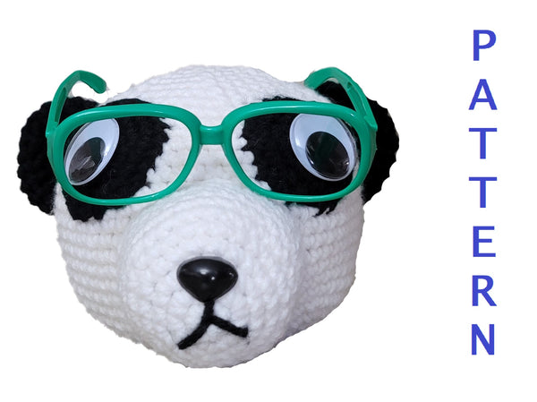 Panda Eyeglass Holder Crochet Pattern