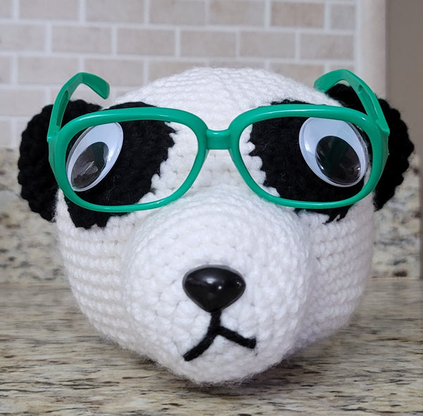 Panda Eyeglass Holder Crochet Pattern