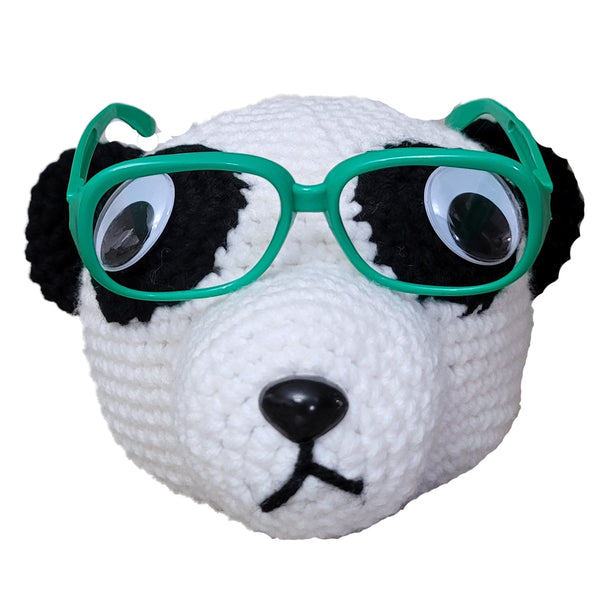 Panda Eyeglass Holder Crochet Pattern