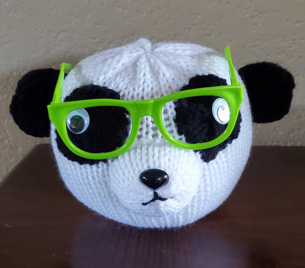 Panda Bear Eyeglass Holder Addi King Pattern