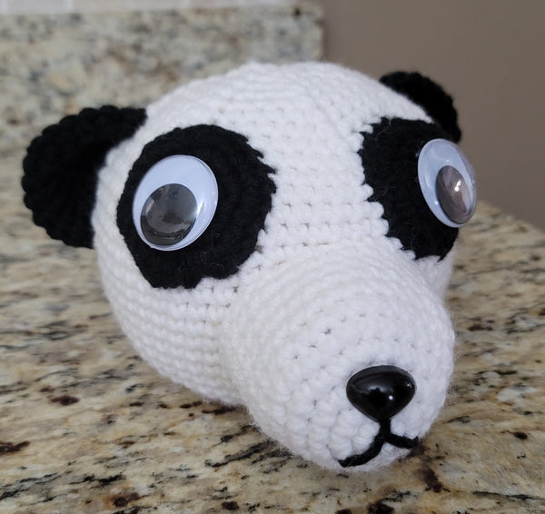 Panda Eyeglass Holder Crochet Pattern