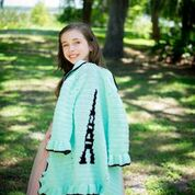 Crochet Covers for Tweens and Teens Crochet Pattern - Layla Vest, Sugar Skull Poncho, Snowflake Poncho, and Eiffel Tower Sweater Patterns