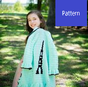 Eiffel Tower Tween Sweater Crochet Pattern, Paris Sweater Crochet Pattern