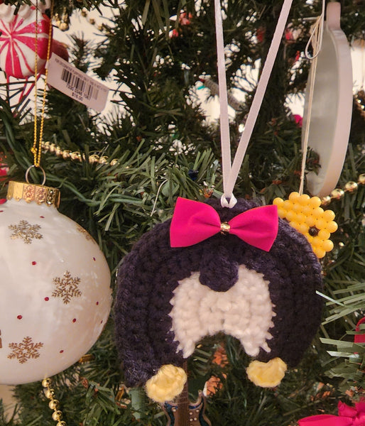 Penguin Butt Ornament Crochet Pattern - My Fingers Fly