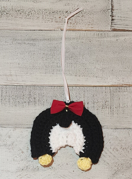 Penguin Butt Ornament Crochet Pattern