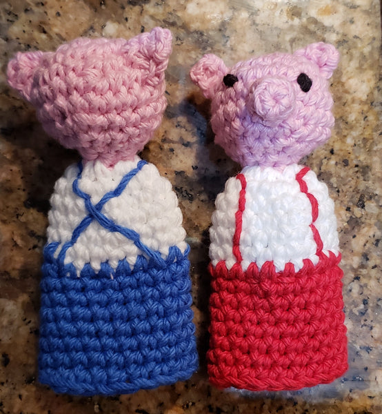 Three Little Pigs Panhandlers Crochet Patterns