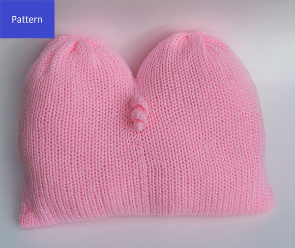 Pig Butt Pillow Pattern for Addi King