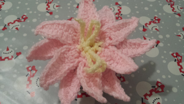 Poinsettia Goody Bag Crochet Pattern in PDF Format