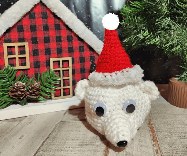 Polar Bear Gift Bag Crochet Pattern - My Fingers Fly