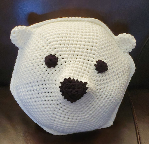 Polar Bear Pillow Crochet Pattern