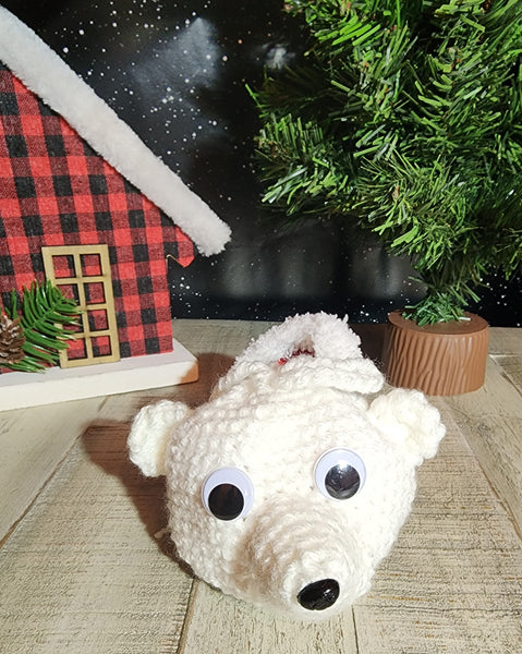 Polar Bear Gift Bag Crochet Pattern