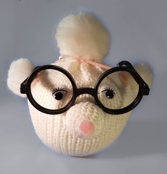 Poodle Eyeglass Holder Crochet Pattern