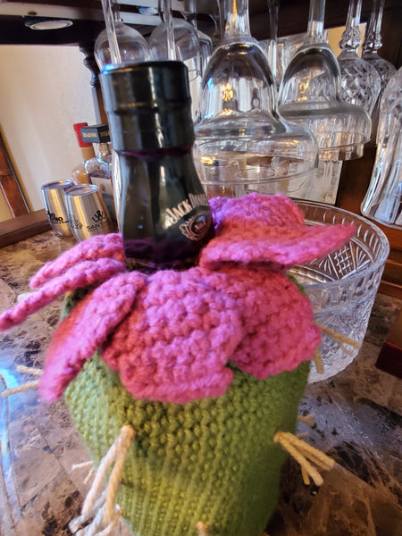Prickly Pear Liquor Bottle Crochet Pattern