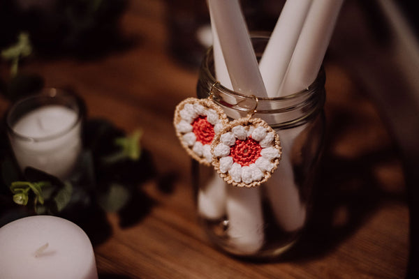 Pumpkin Pie Earring Crochet Pattern - Christmas Tree Ornament Crochet Pattern