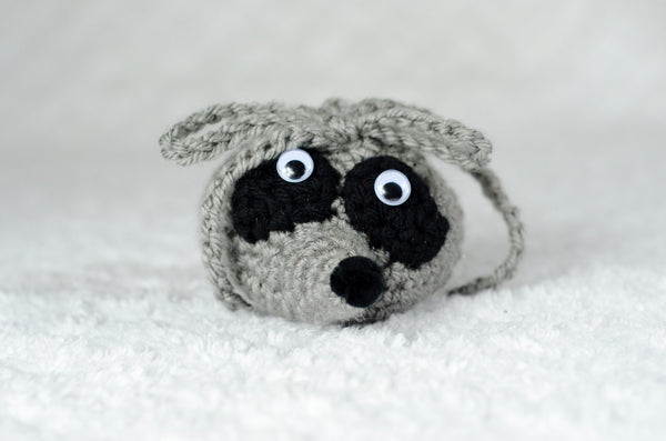 Raccoon Goody Bag Crochet Pattern